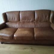 Mobilier canapé cuir 3 places
