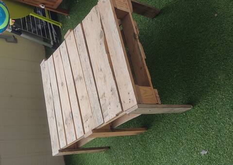 Mobilier table en palette