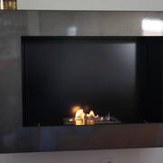 Mobilier cheminée murale Éthanol