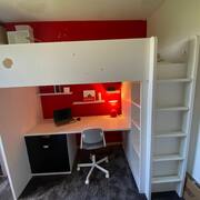 Mobilier lit mezzanine bureau