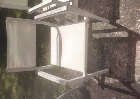 Mobilier 4 chaises de jardin