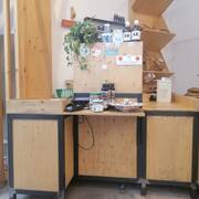 Mobilier lot de meubles bois et acier pro