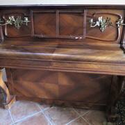 Mobilier beau piano d'étude ancien