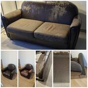 Mobilier 1 canapé club + 2 fauteuils club