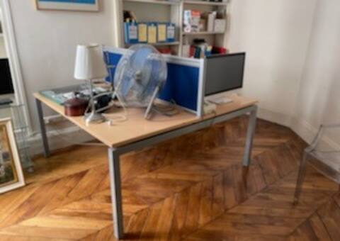 Mobilier lot de 3 tables de bureau 1m60X1m60
