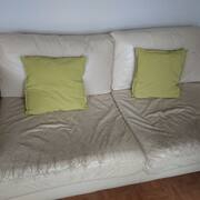 Mobilier canapé cuir beige Living Design