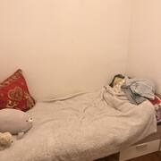 Mobilier lit 1 personne + sommier à latte avec matelas