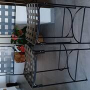 Mobilier 2 chaises de bar métal