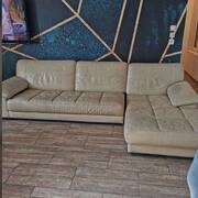 Mobilier canapé d angle beige