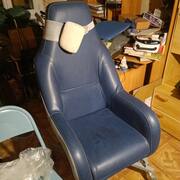 Mobilier fauteuil bleu