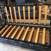 Mobilier clic clac avec housse sans matelas en bon état