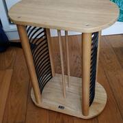 Musique, CD, Vinyle porte Cd en bois.