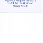 Terre et gravats de la bonne terre